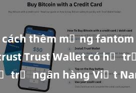 cách thêm mạng fantom vào ví trust Trust Wallet có hỗ trợ ngân hàng Việt Nam không?